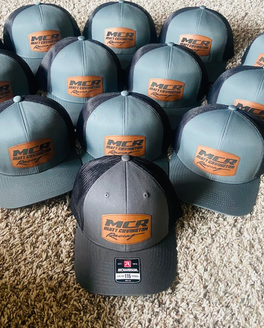 MCR Snap Trucker Leather Patch Hat