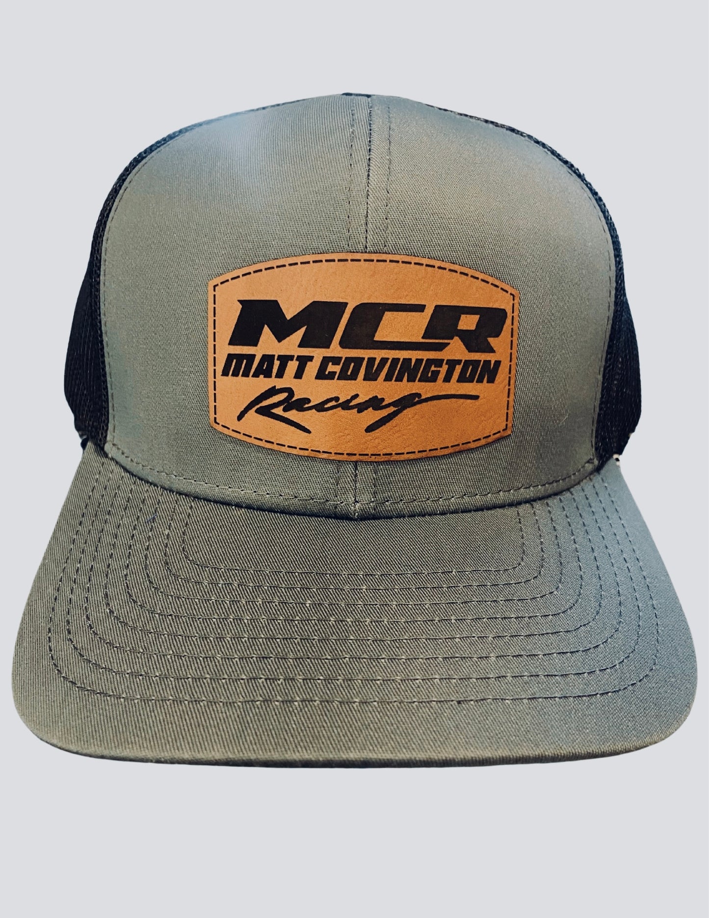 MCR Snap Trucker Leather Patch Hat